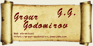 Grgur Godomirov vizit kartica